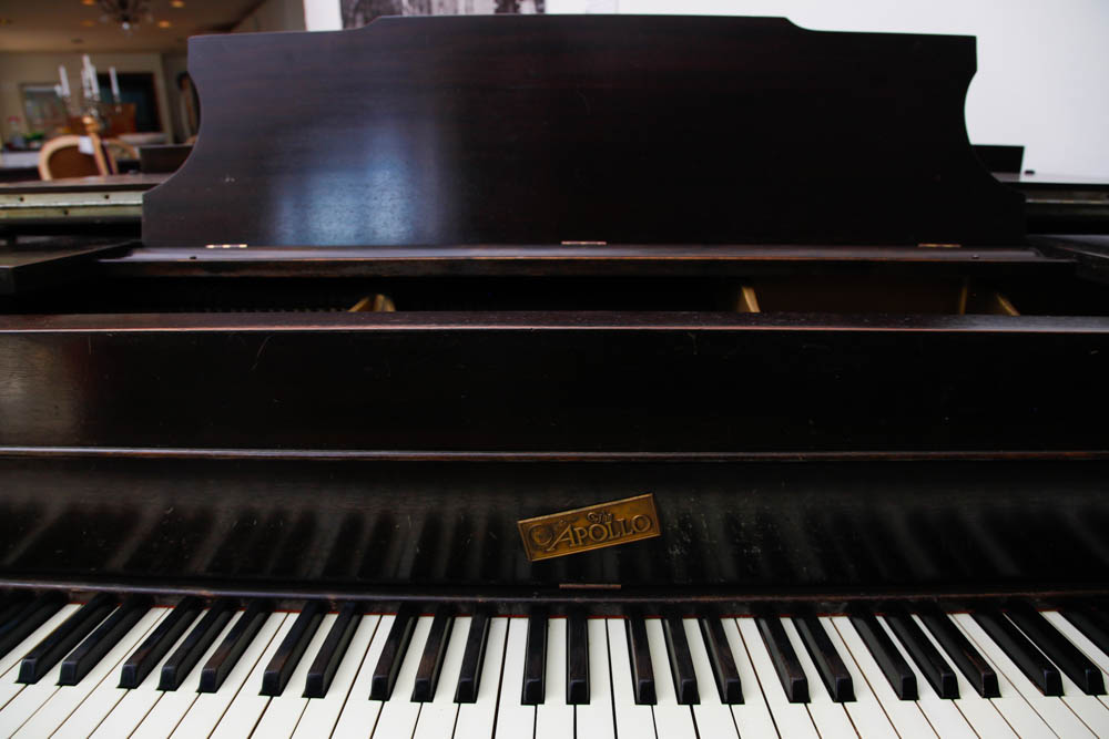Apollo Mahogany Baby Grand Piano