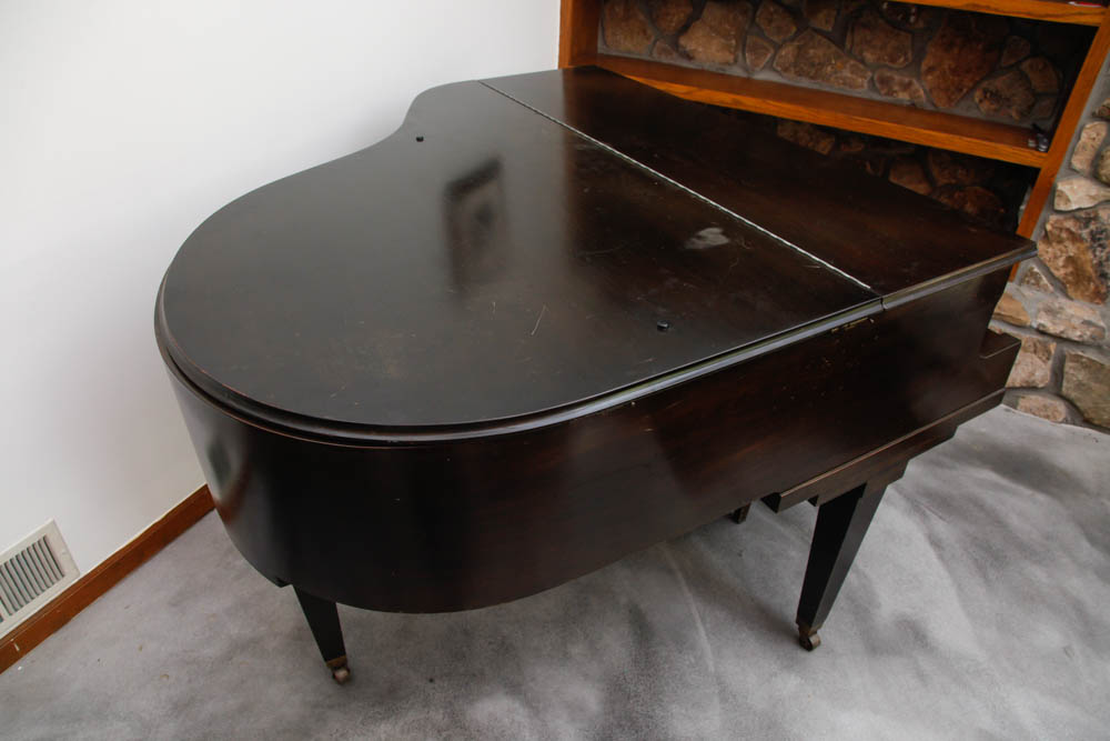 Apollo Mahogany Baby Grand Piano