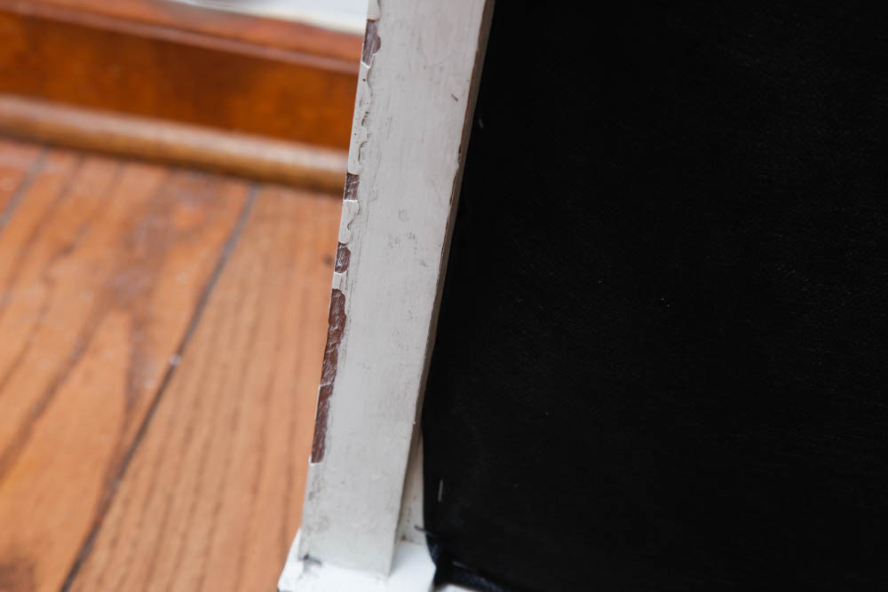 Off White Leather Armchair and Footstool