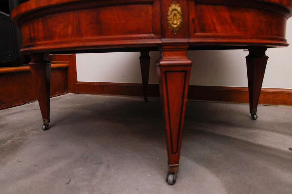 Round Mahogany Coffee Table