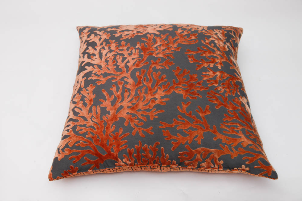 Trio of Decorative Pillows and Throw