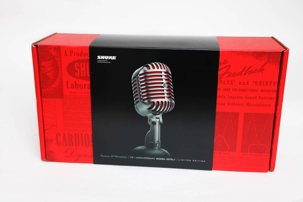 Shure Model 5575LE Unidyne Microphone, Case and Stand