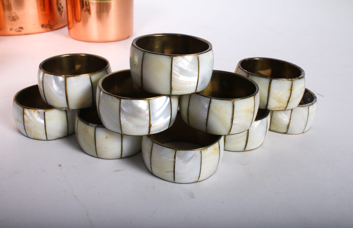 Vintage Copper Canister Set and Kitchen Decor