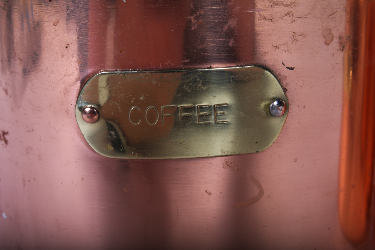 Vintage Copper Canister Set and Kitchen Decor