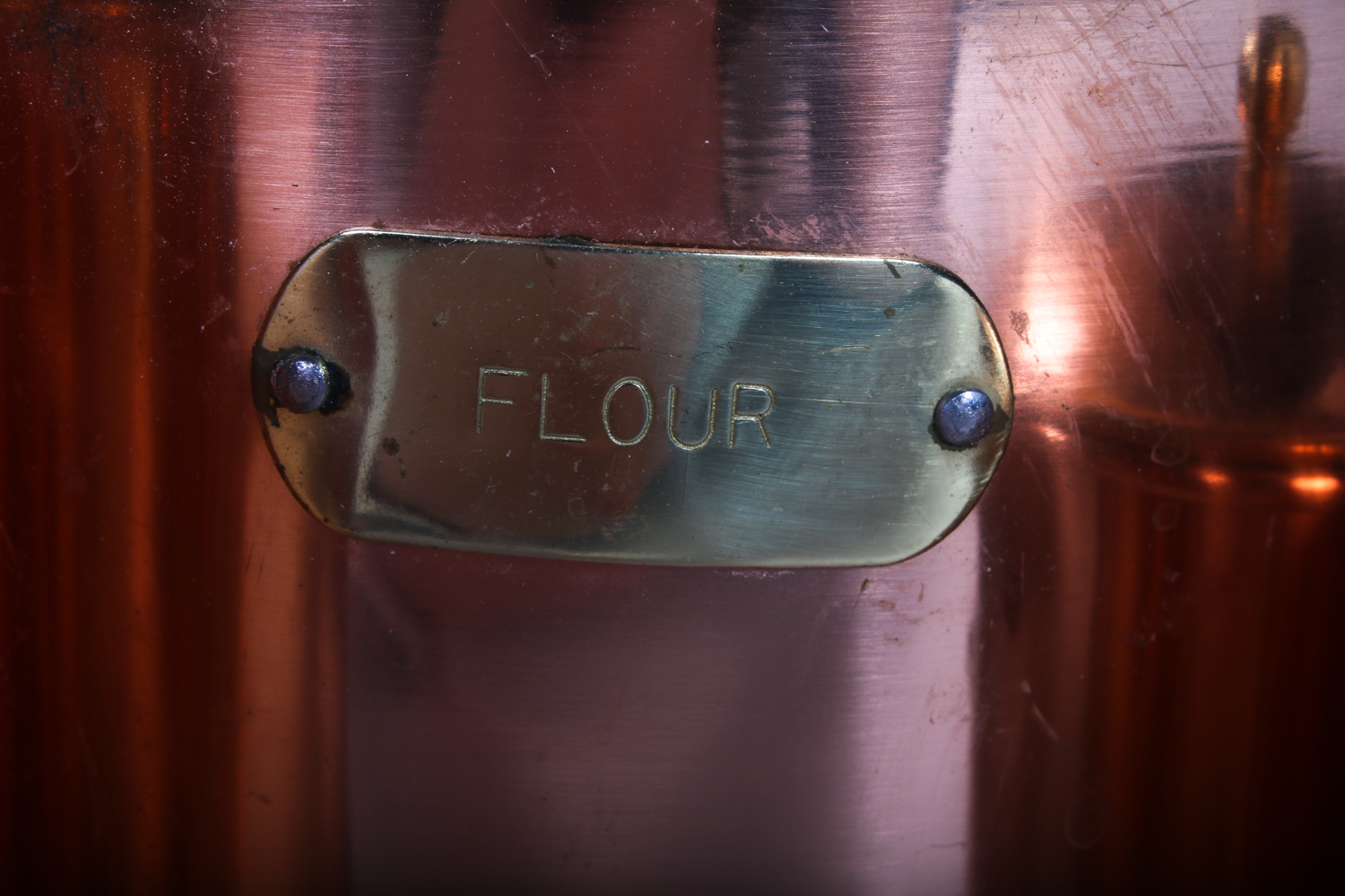 Vintage Copper Canister Set and Kitchen Decor