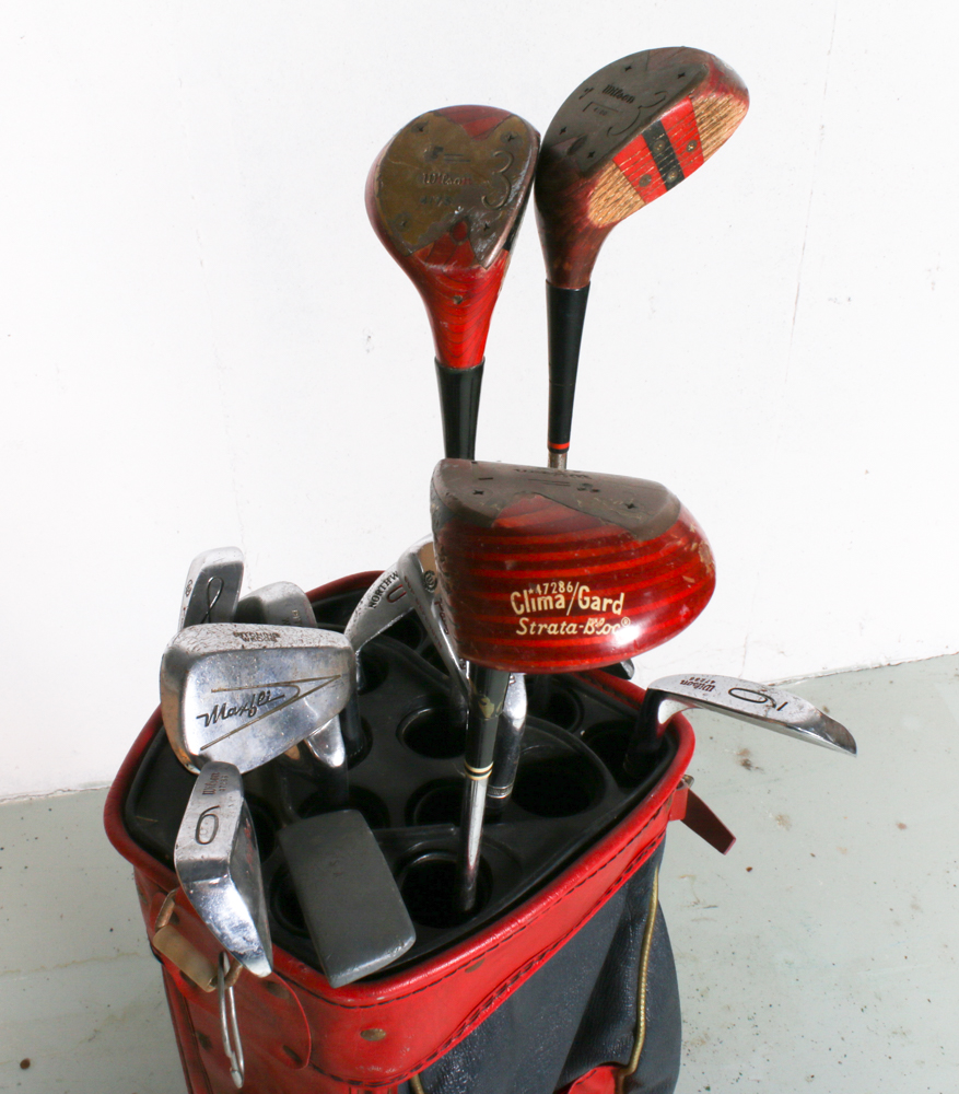 Assorted Vintage Golf Accessories