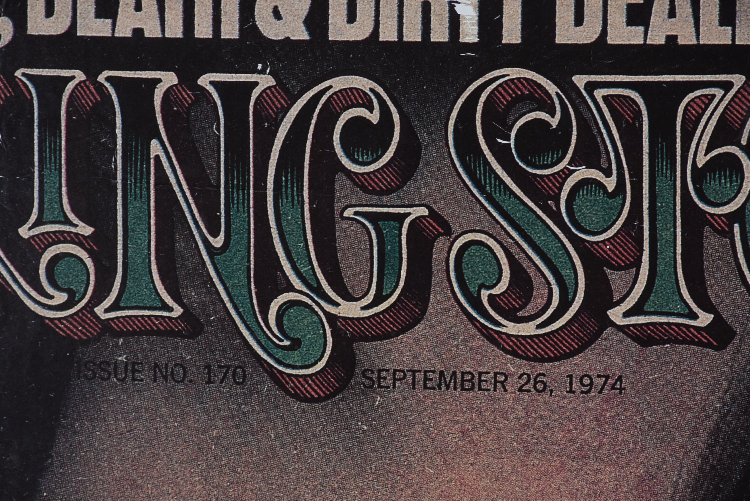 Framed 1974 "Rolling Stone" Cover Poster Featuring Tanya Tucker