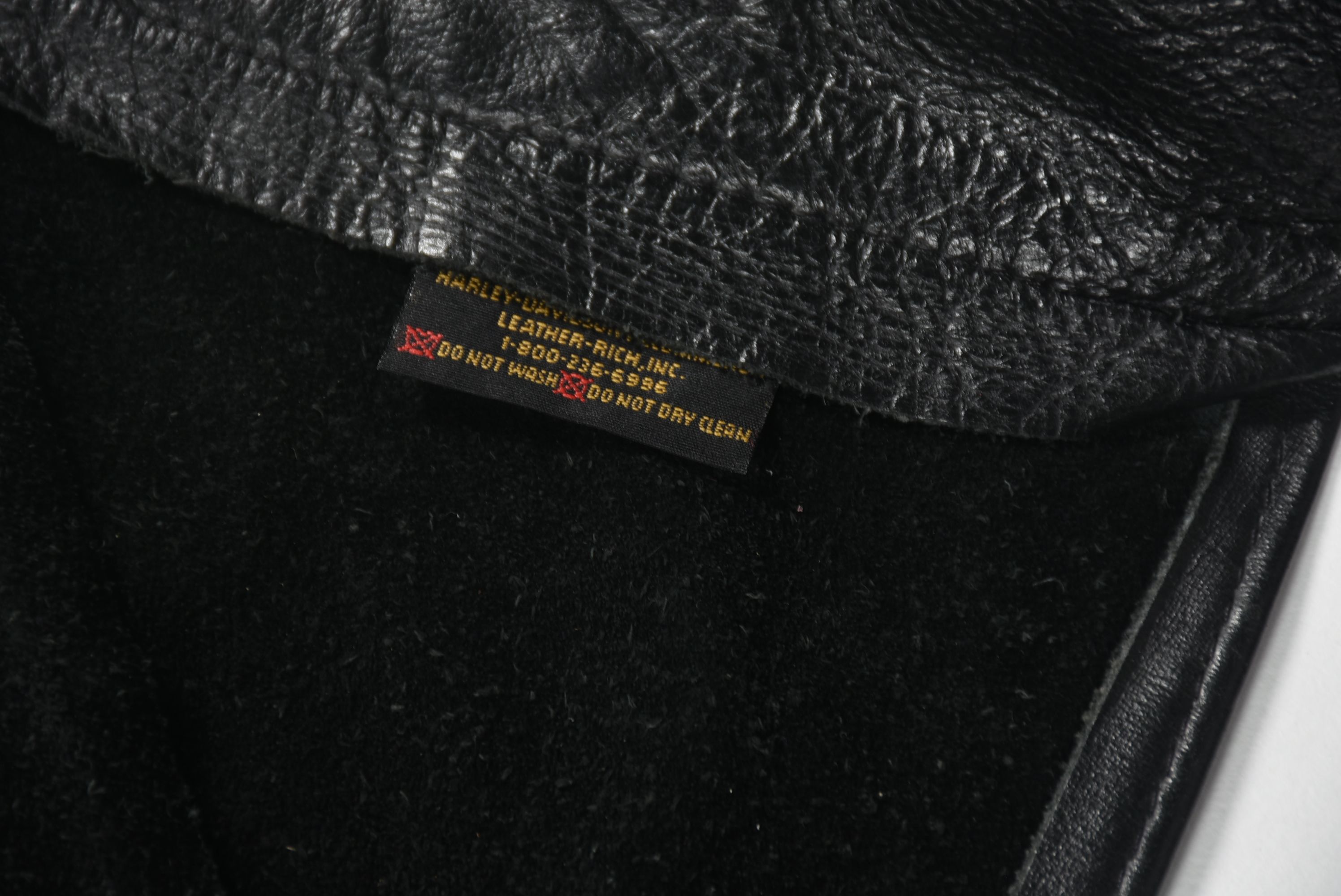 Harley-Davidson Black Leather Motorcycle Jumpsuit with Halter