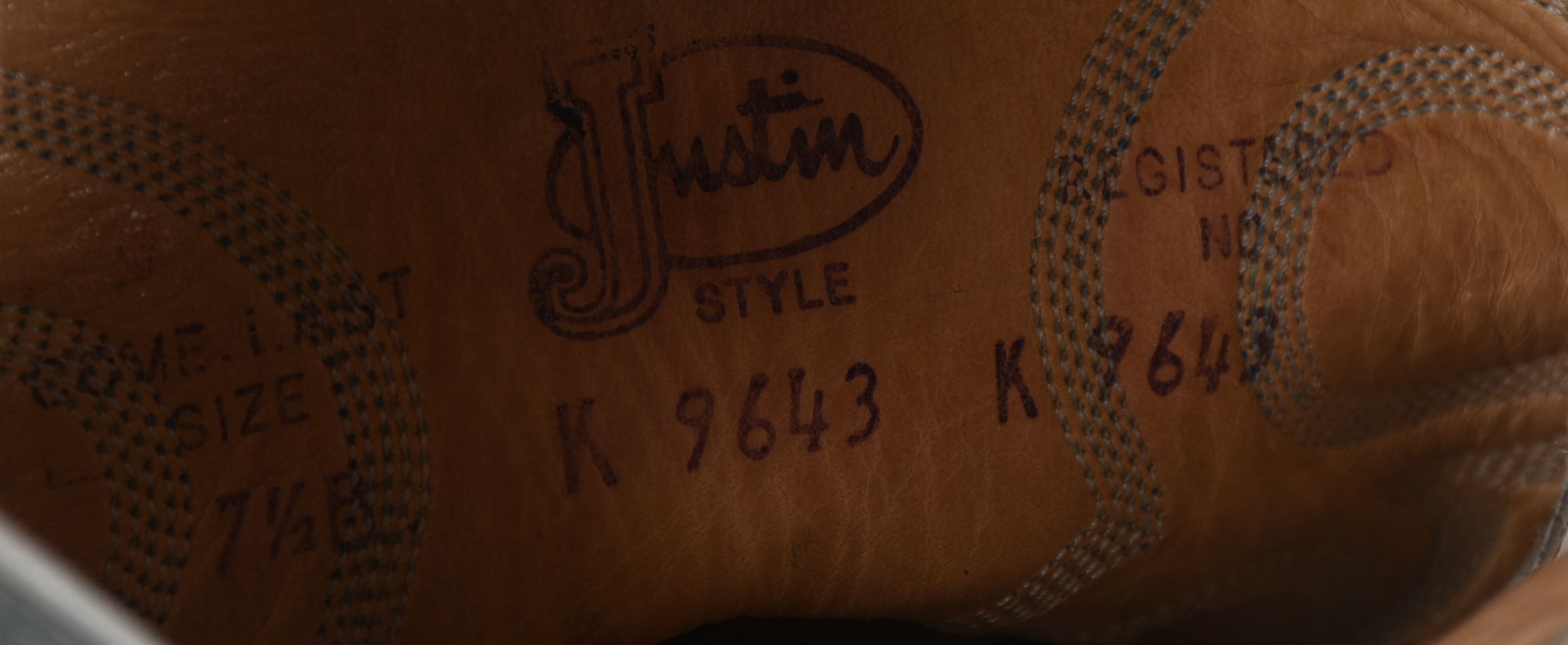 White Leather and Ostrich Skin Justin Cowgirl Boots