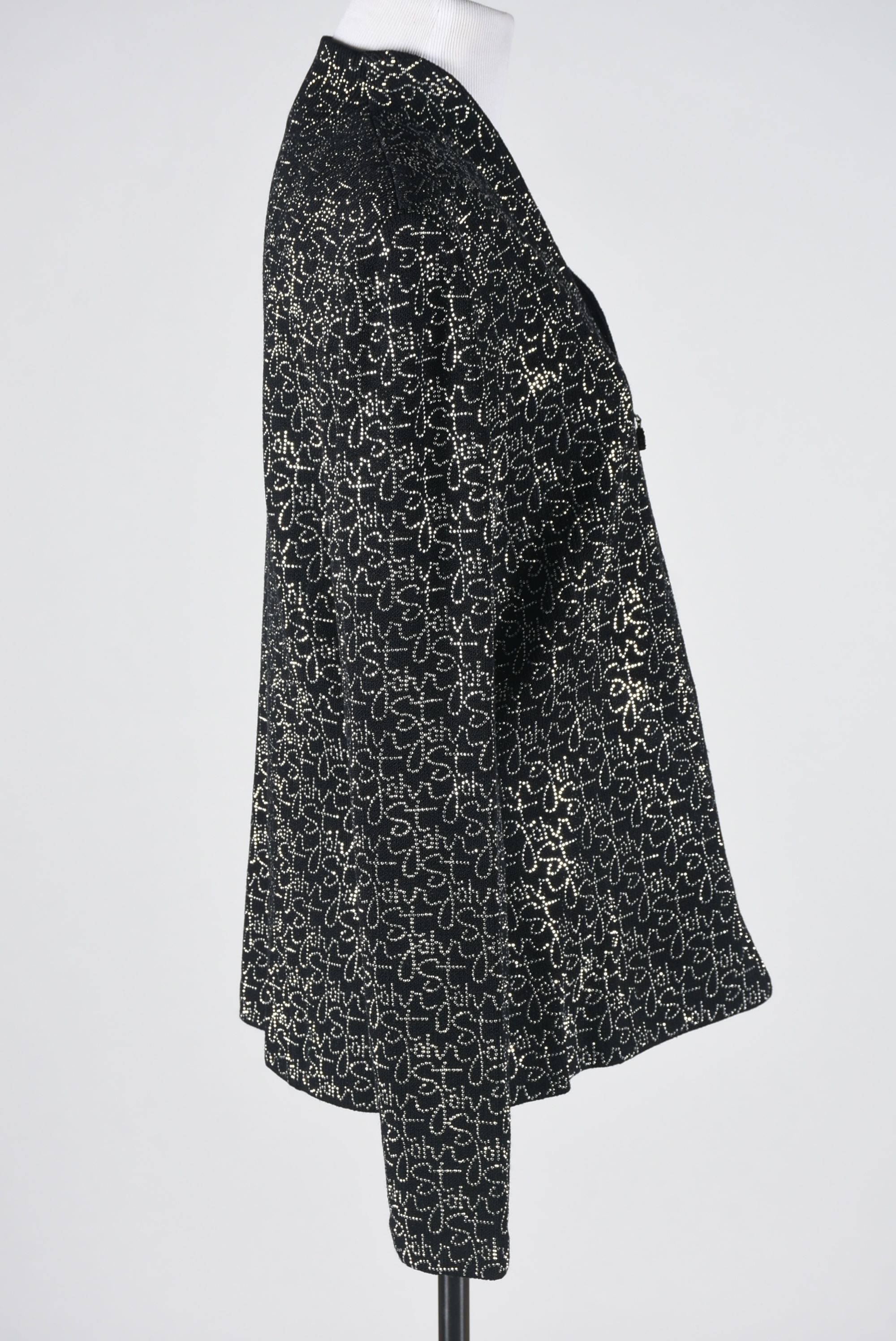 Michael Hoban of North Beach Leather Black Suede Leather Embellished Jacket