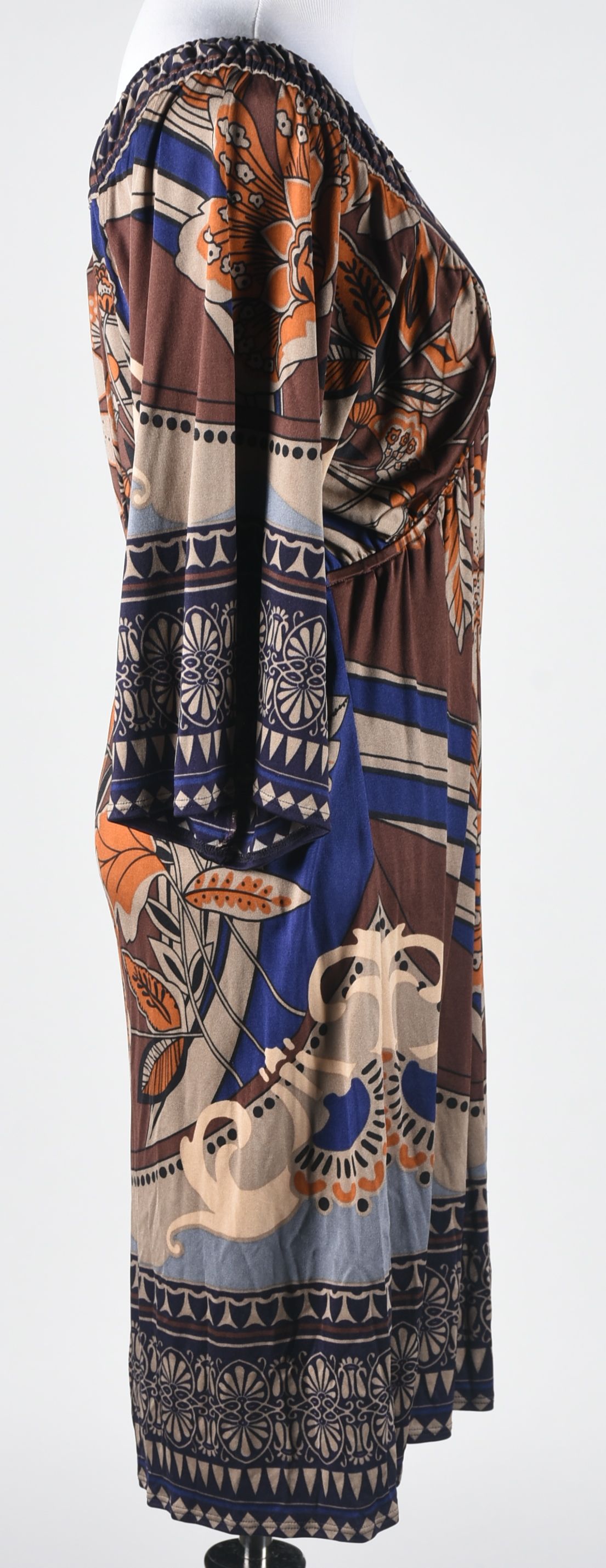 New Hale Bob Multi-Color Print Silk Jersey Dress