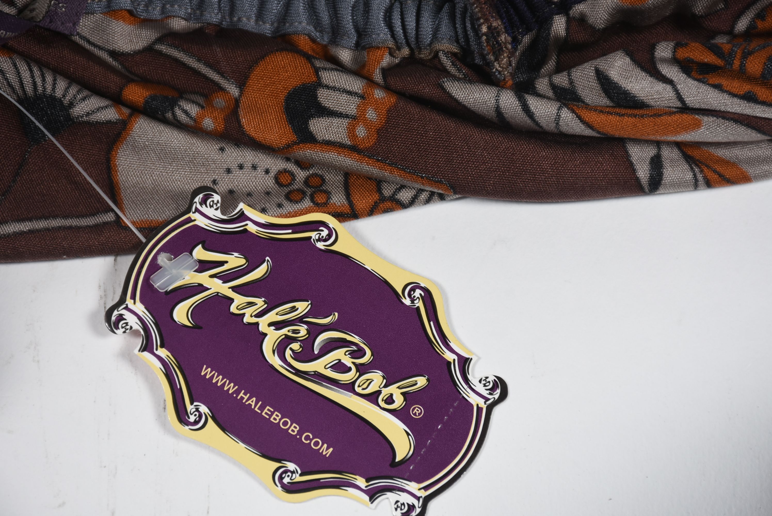 New Hale Bob Multi-Color Print Silk Jersey Dress