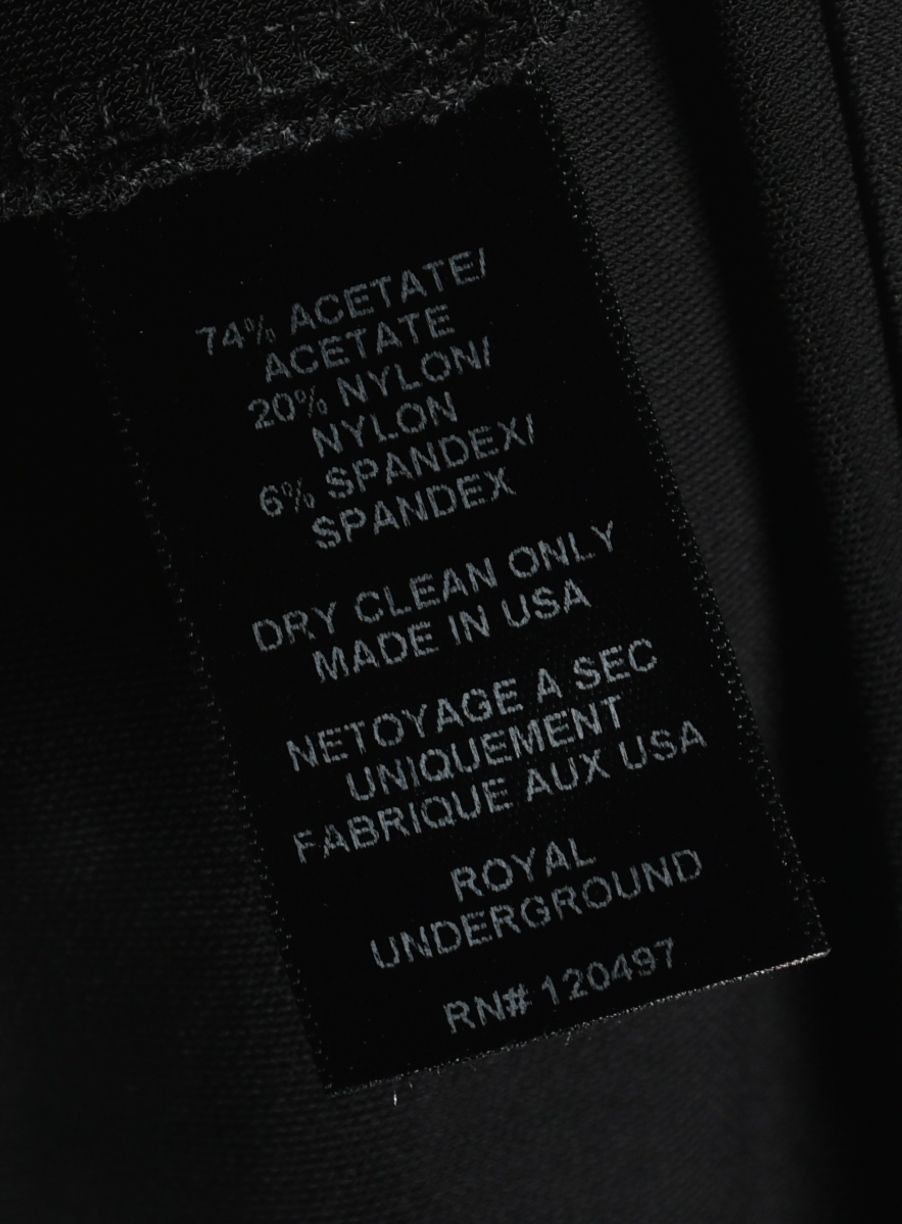 Joseph Ribkoff Designer Black Ensemble with Chain Link Fringe