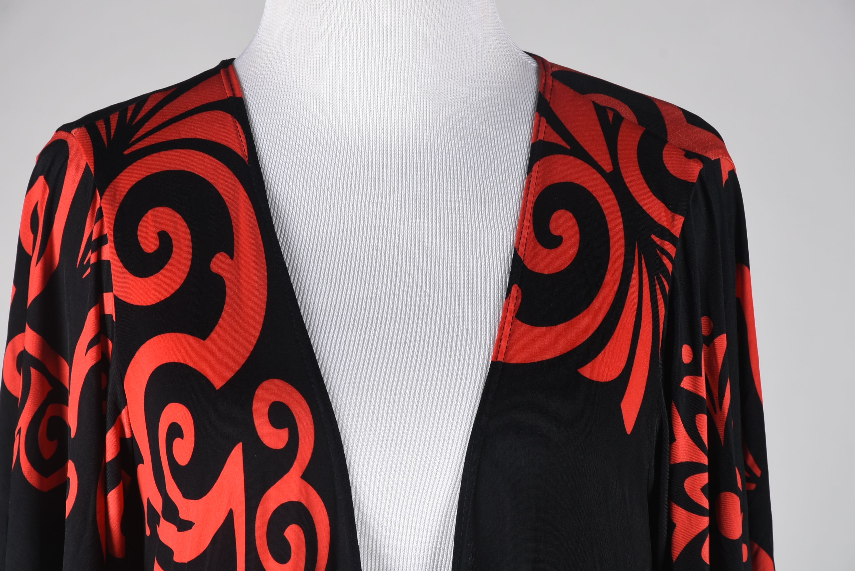 Red and Black Maxi Dress by Pink Polkadot Tanya Wore at Her 50th Birthday Party