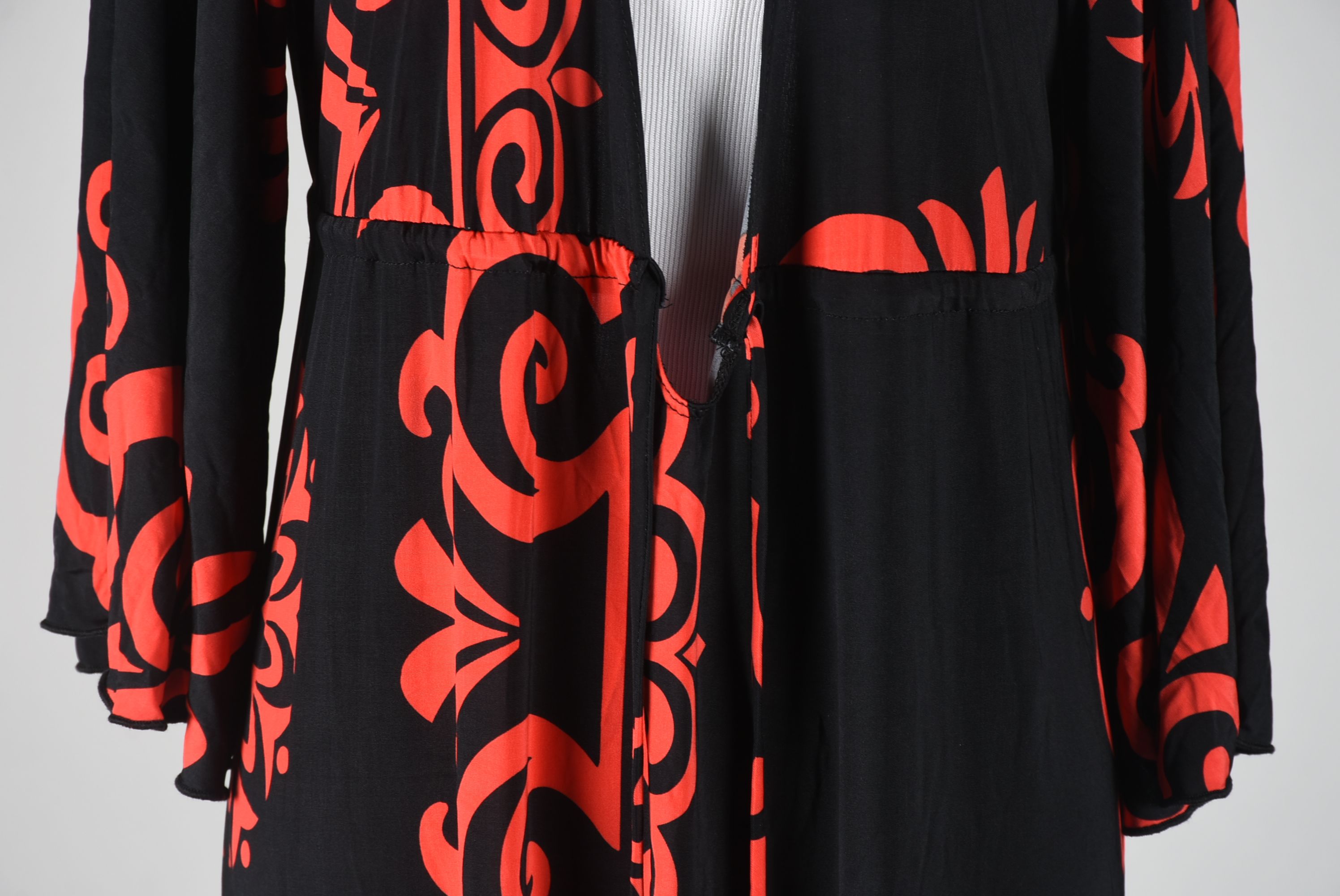 Red and Black Maxi Dress by Pink Polkadot Tanya Wore at Her 50th Birthday Party