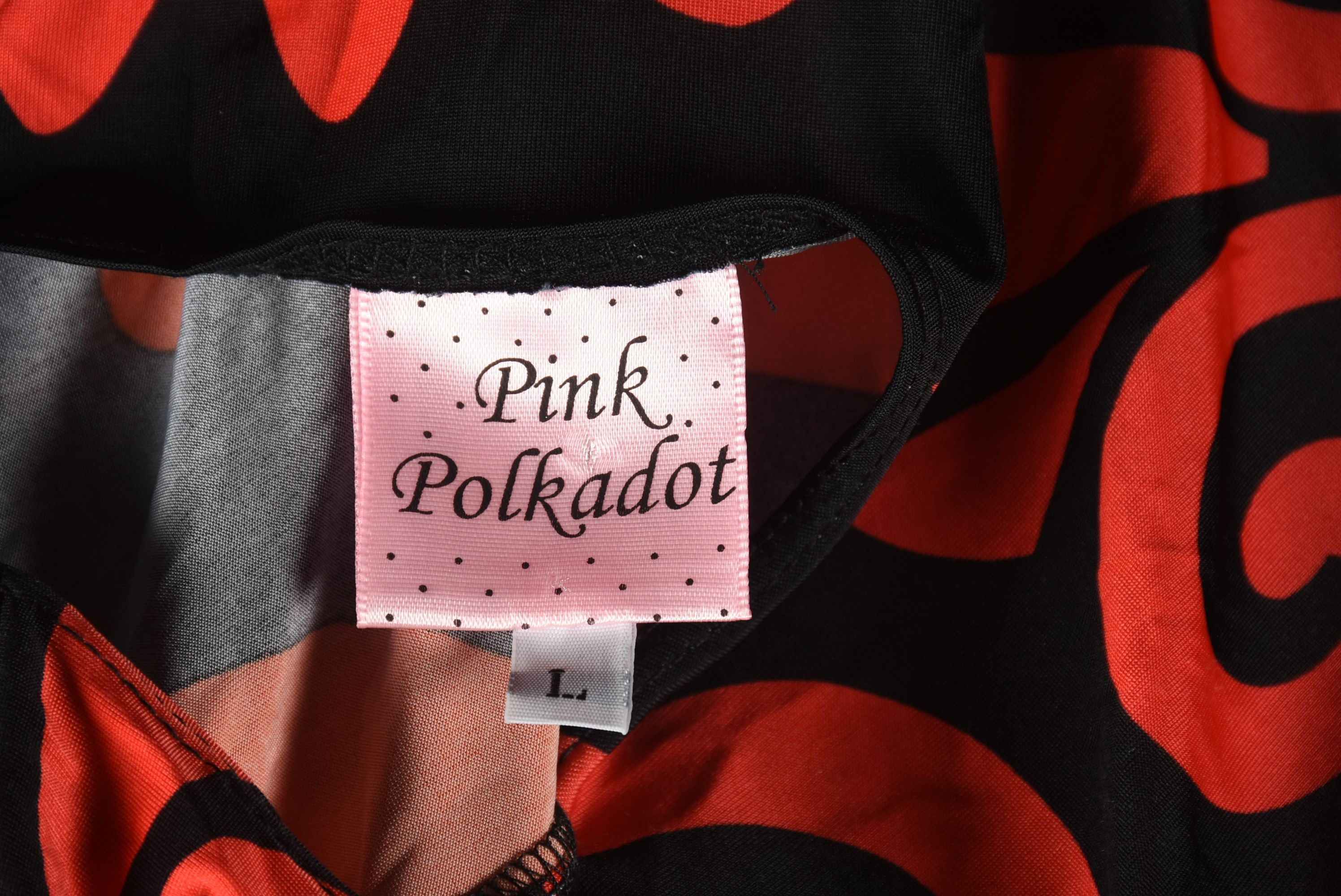 Red and Black Maxi Dress by Pink Polkadot Tanya Wore at Her 50th Birthday Party