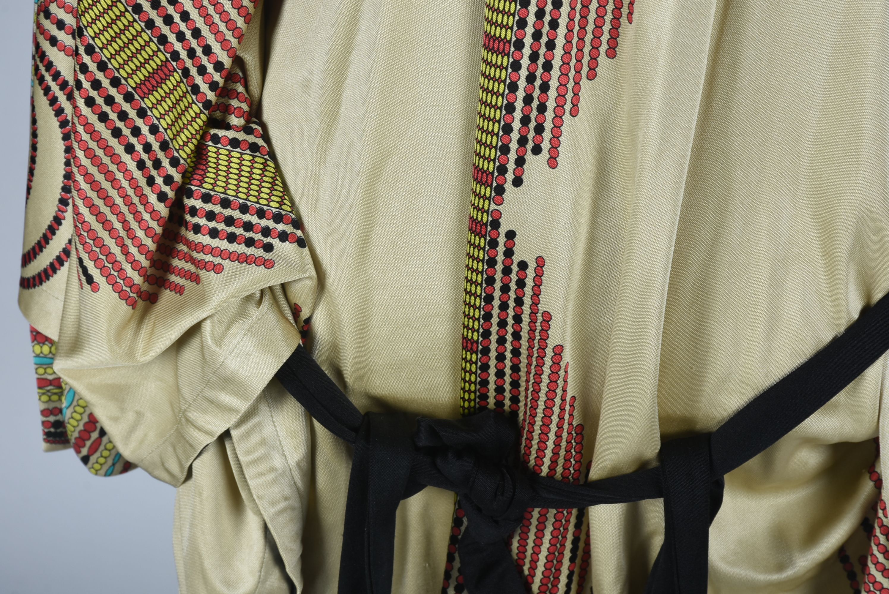 Mara Hoffman 100% Silk Print Poncho Top