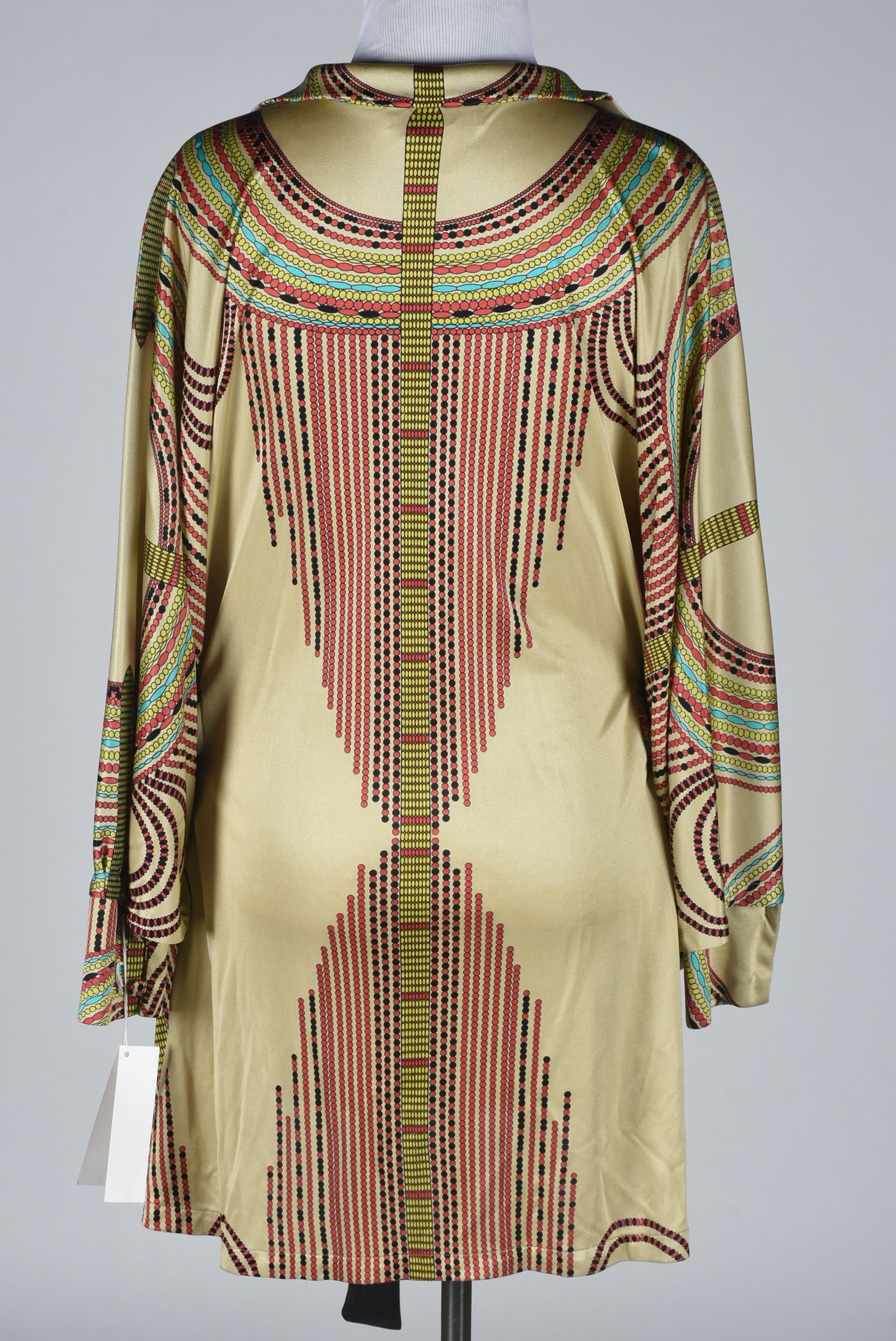 Mara Hoffman 100% Silk Print Poncho Top