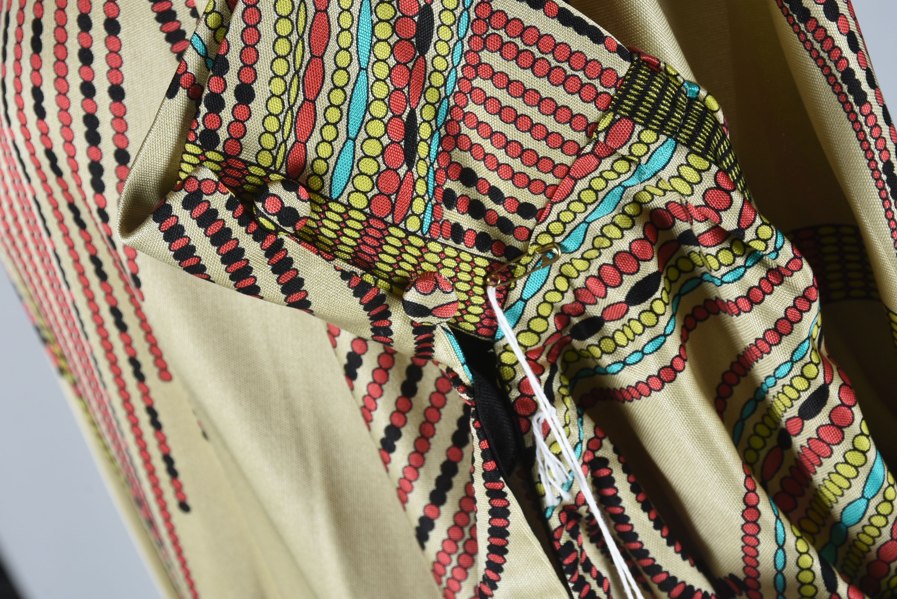 Mara Hoffman 100% Silk Print Poncho Top