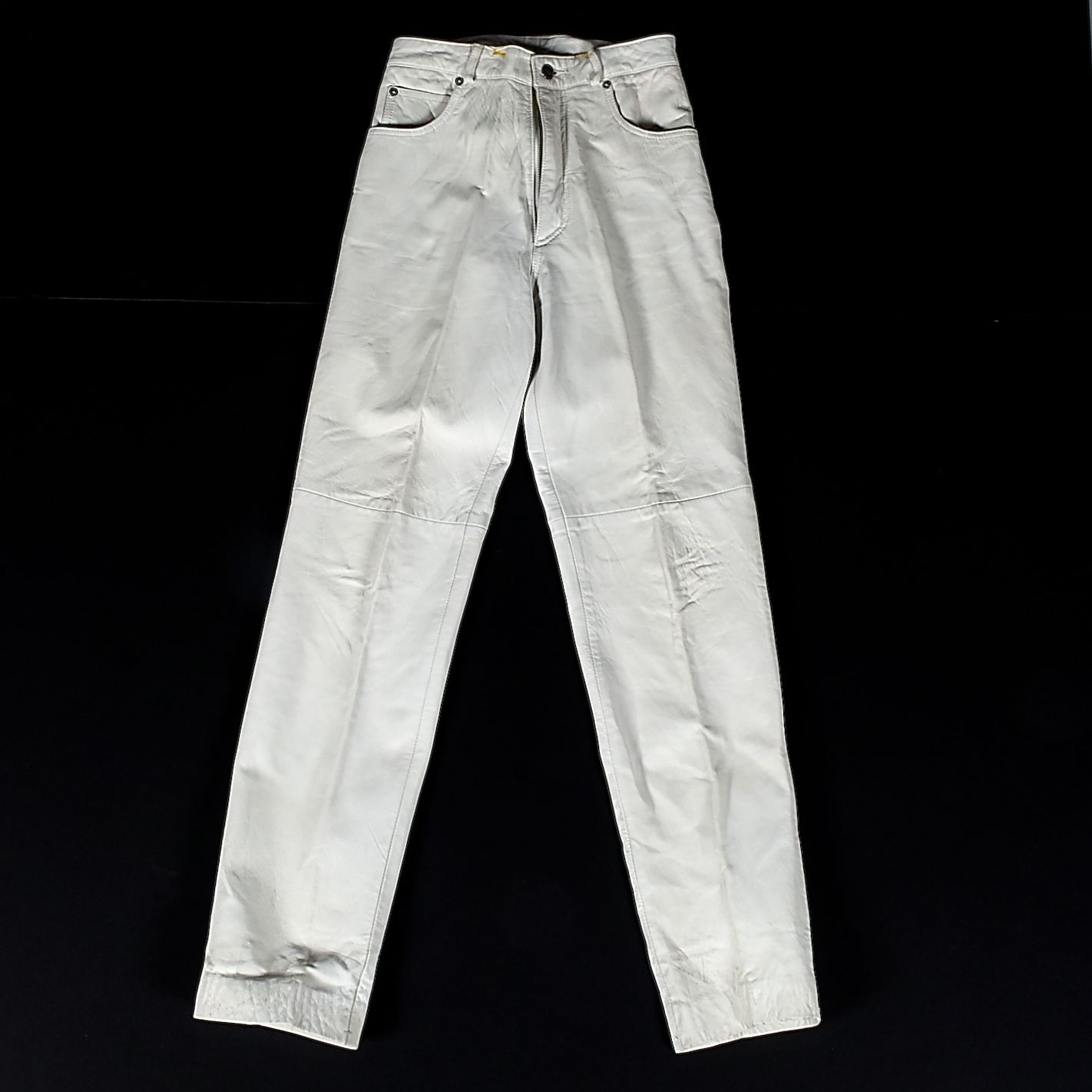 Michael Hoban for North Beach Leather White Leather Pants