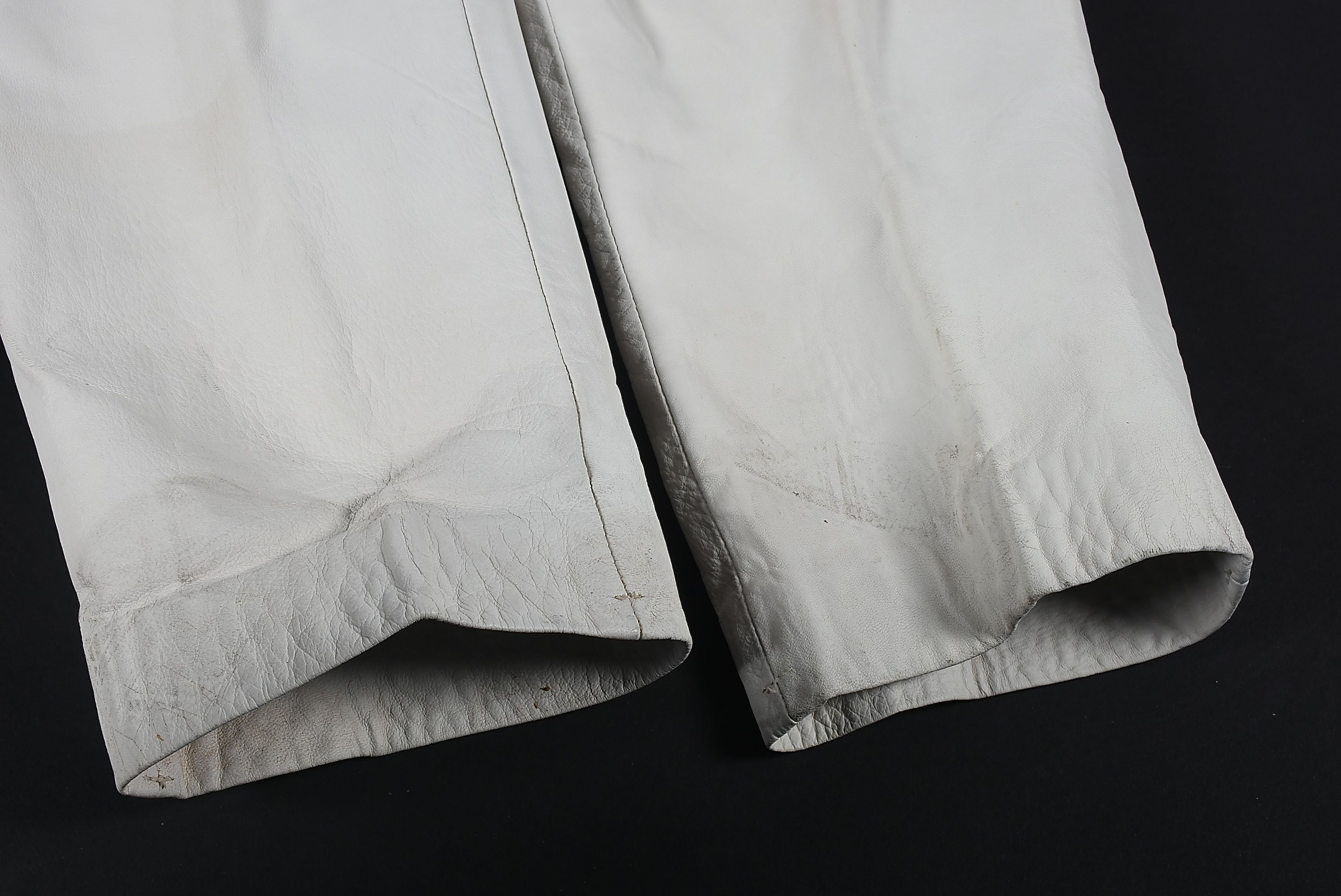 Michael Hoban for North Beach Leather White Leather Pants