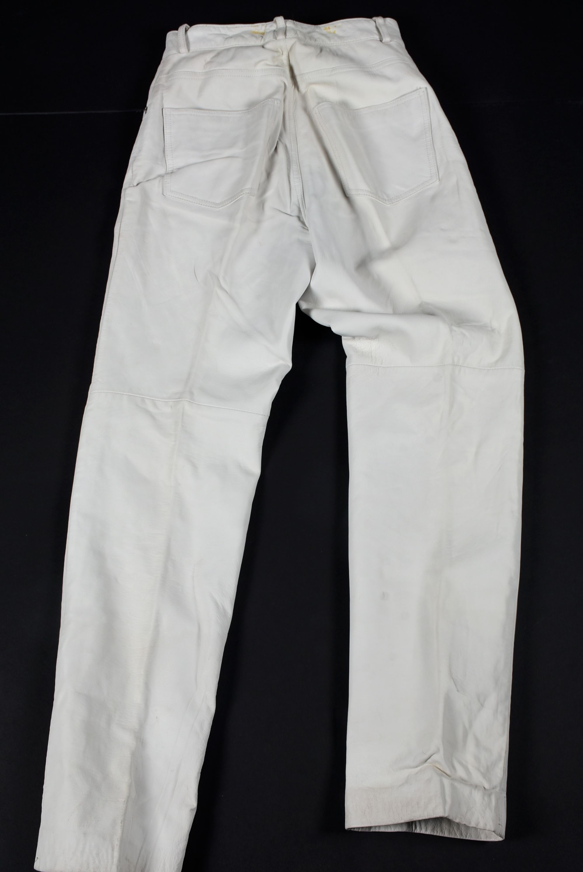 Michael Hoban for North Beach Leather White Leather Pants
