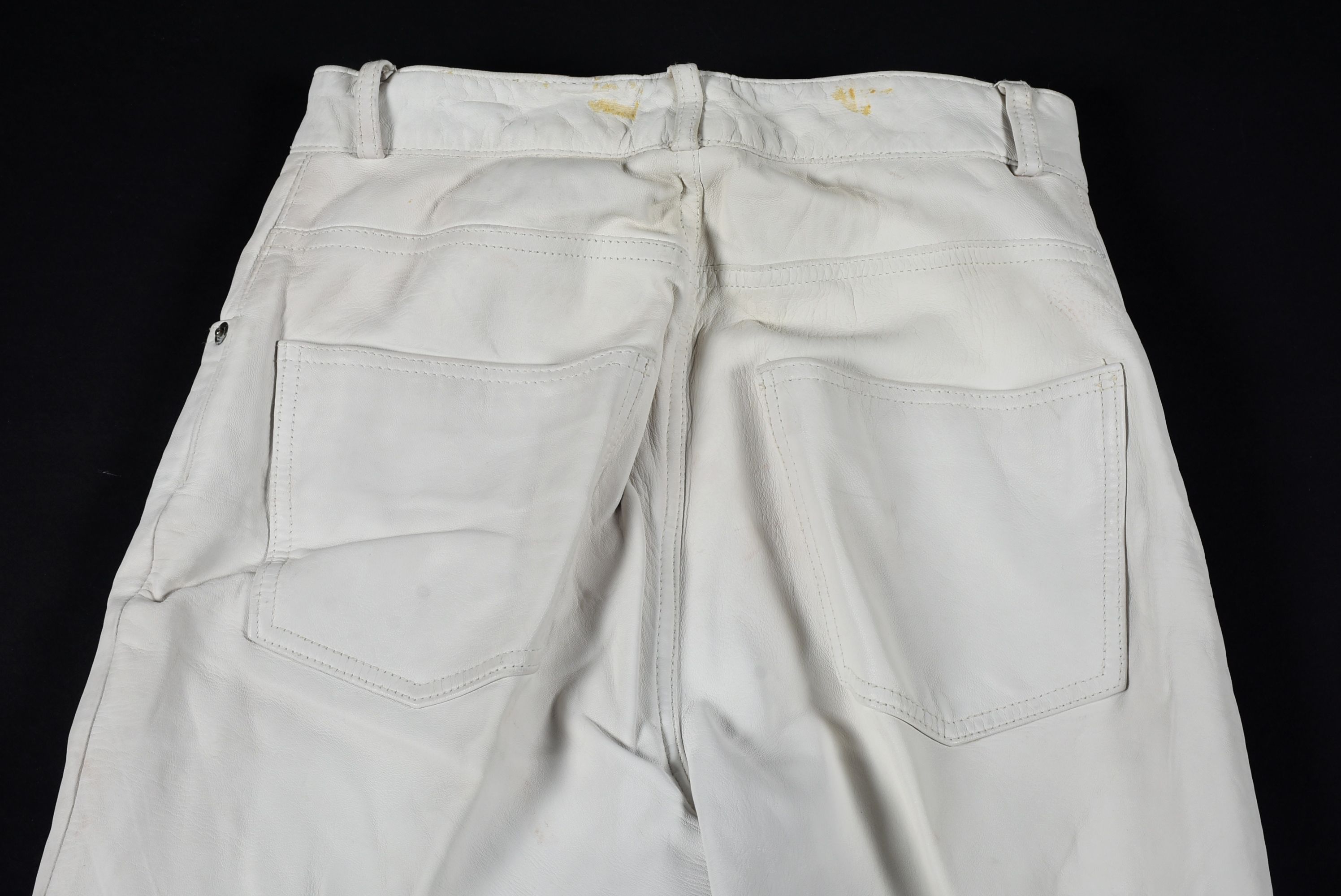 Michael Hoban for North Beach Leather White Leather Pants