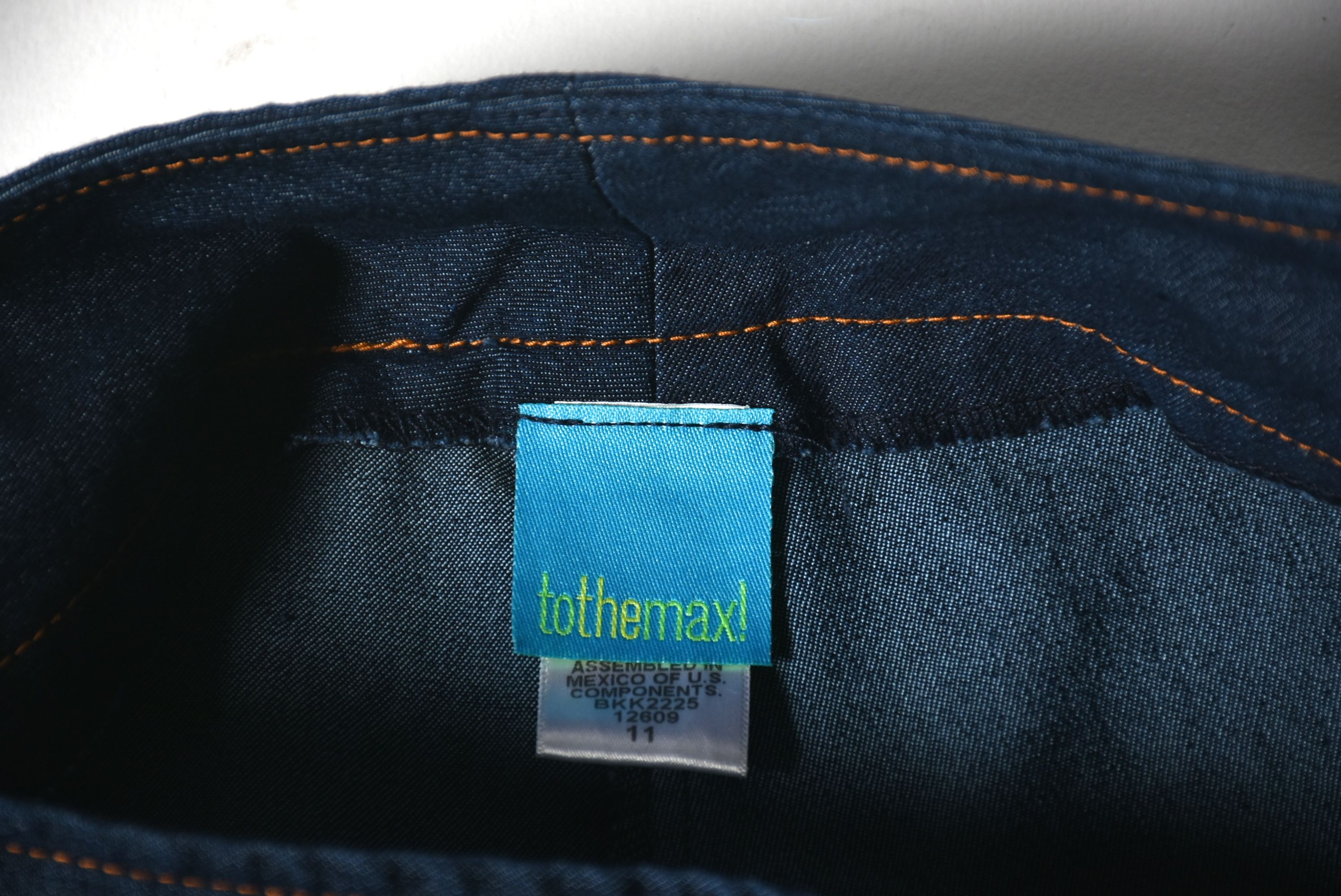 To The Max Vintage Inspired Denim Jeans Accented in Gold Glitter