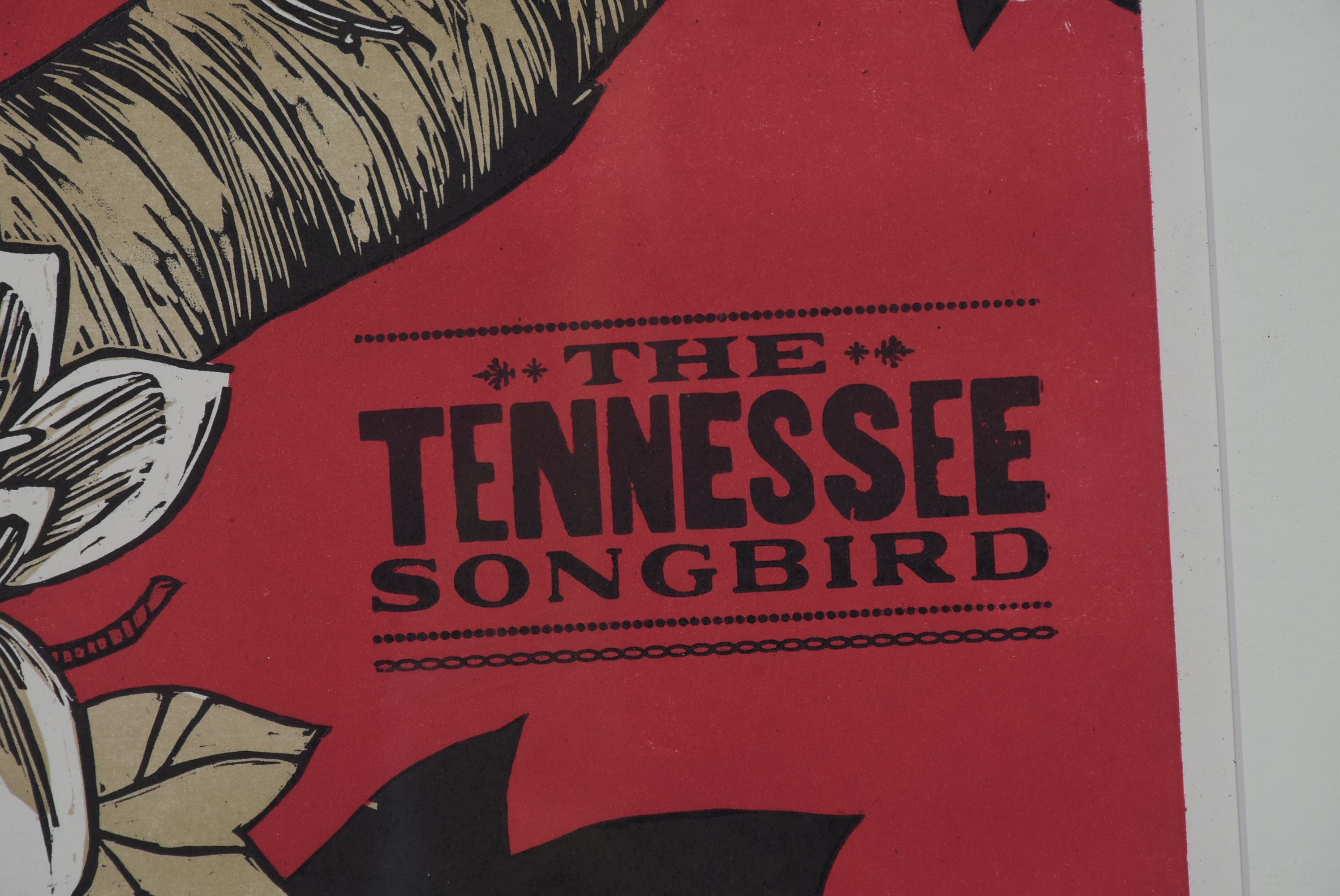 Framed Woodblock Print Artwork from Hatch Show