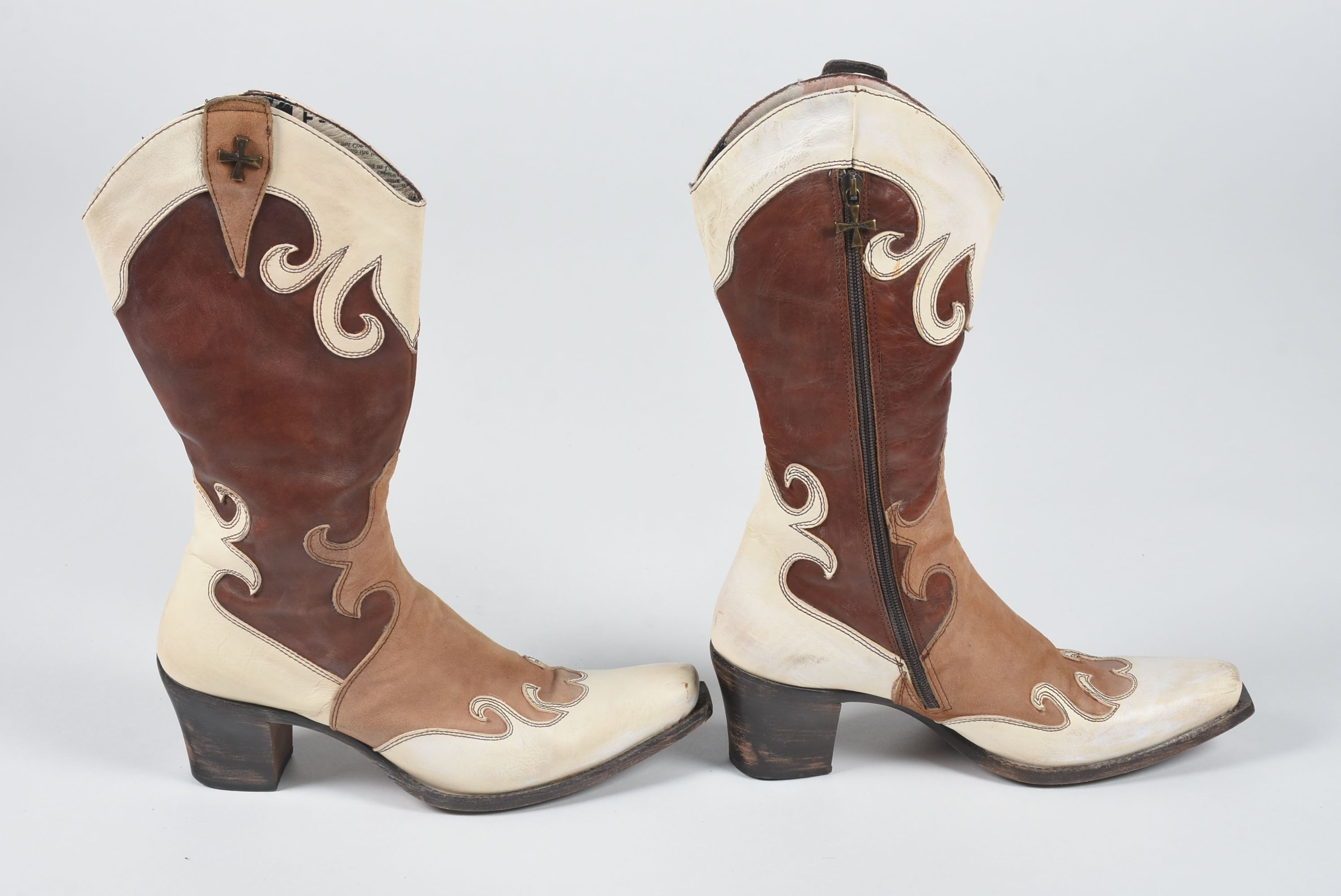 Vintage Siren by Mark Nason Italian Leather Cowgirl Boots