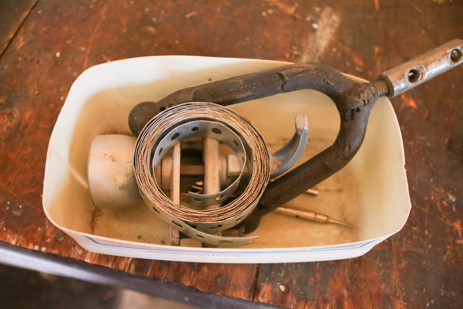 Columbian Vice and Tool Bench Clean Out