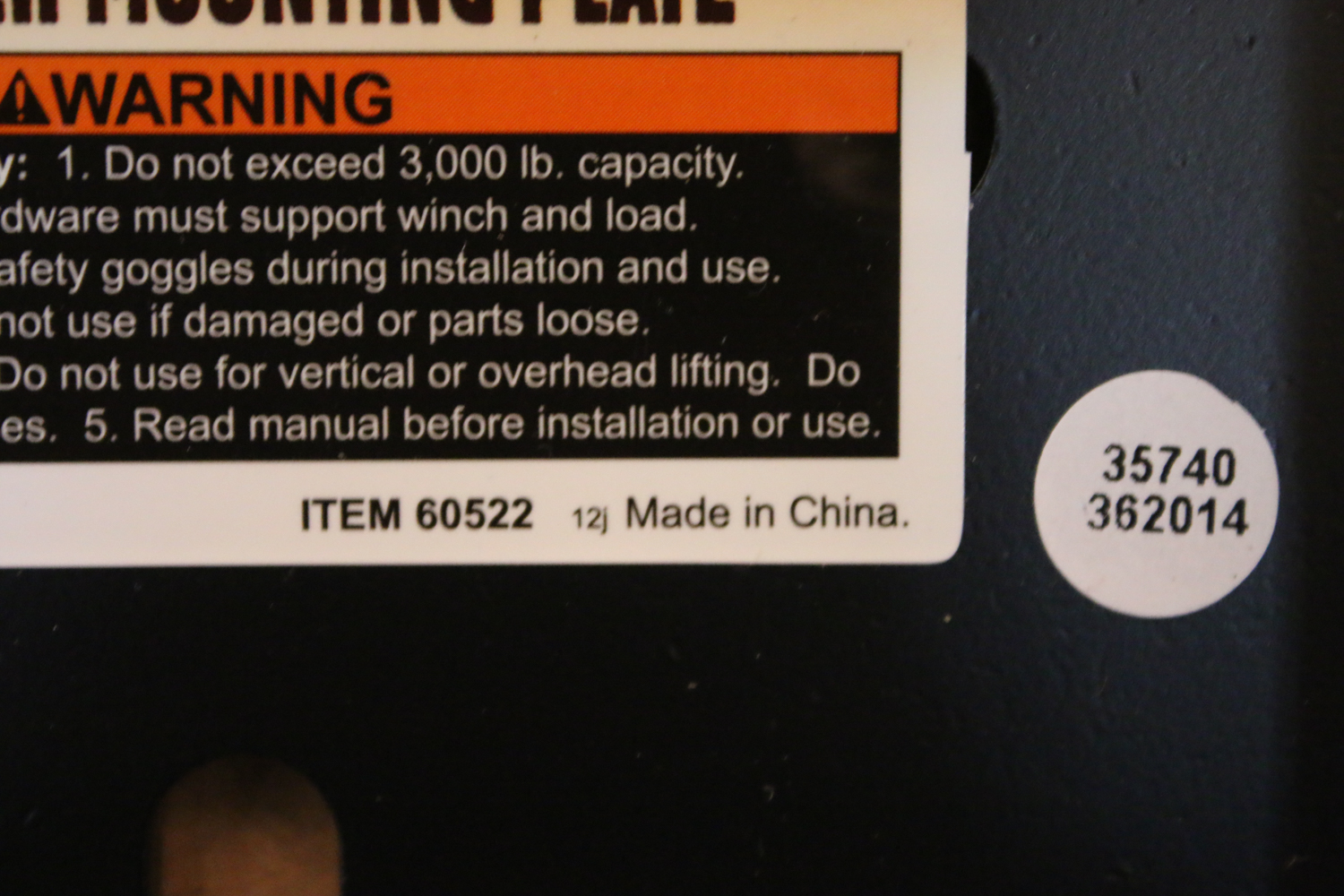 ATV Shift Stick and Mounting Plate