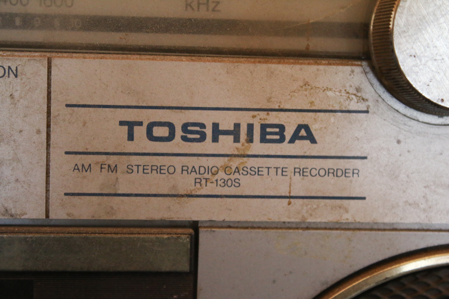 Vintage Toshiba Boombox
