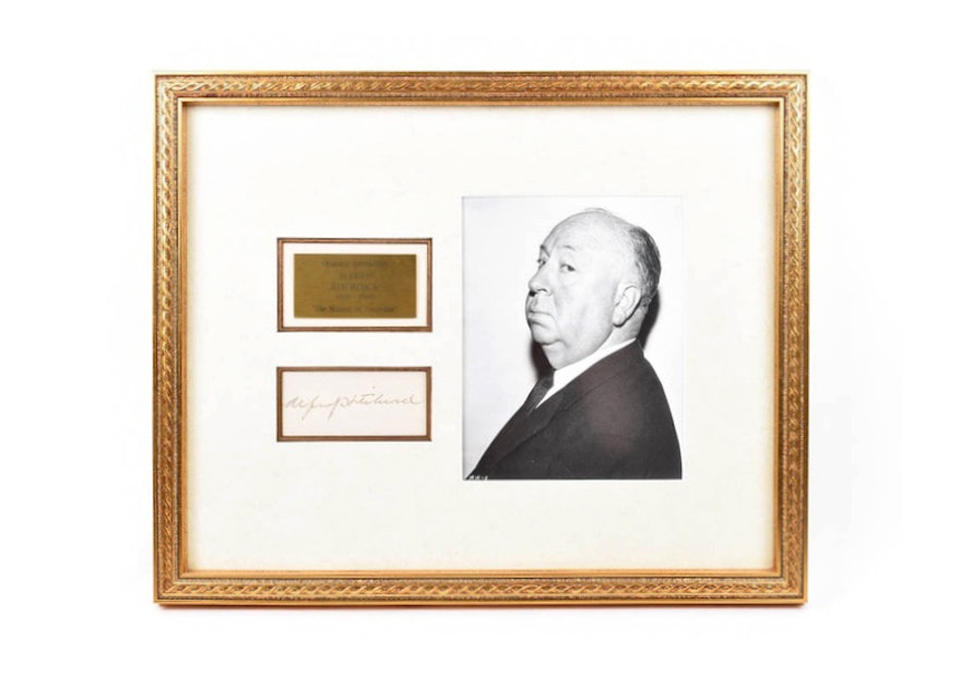 Alfred Hitchcock Autograph and Photograph