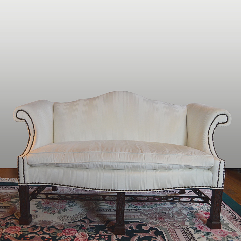 Baker "Historic Charleston" Down-Filled Love Seat