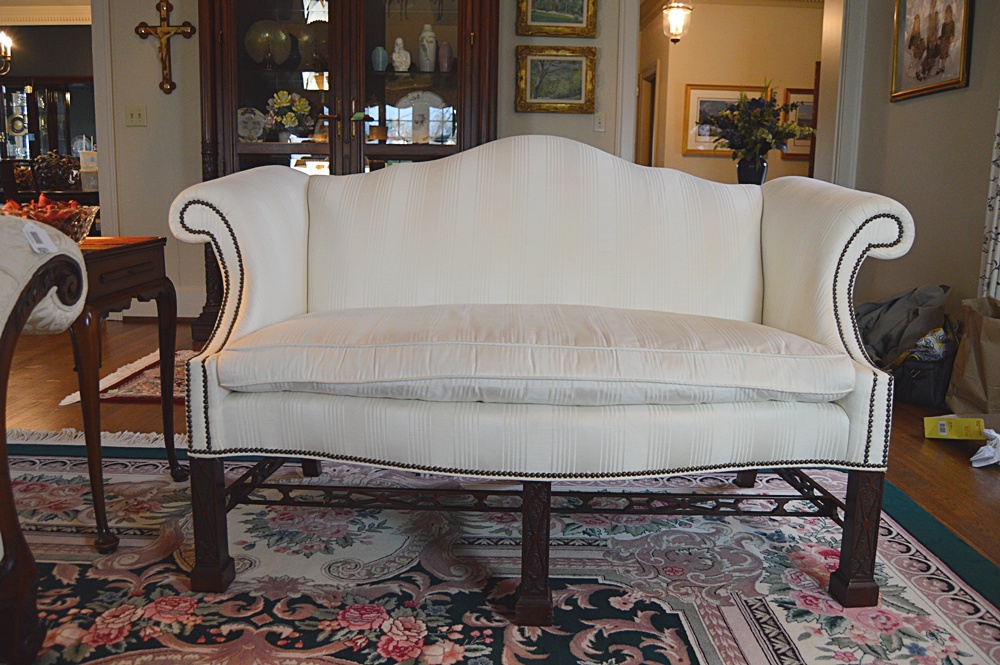 Baker "Historic Charleston" Down-Filled Love Seat