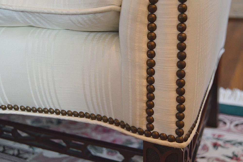 Baker "Historic Charleston" Down-Filled Love Seat