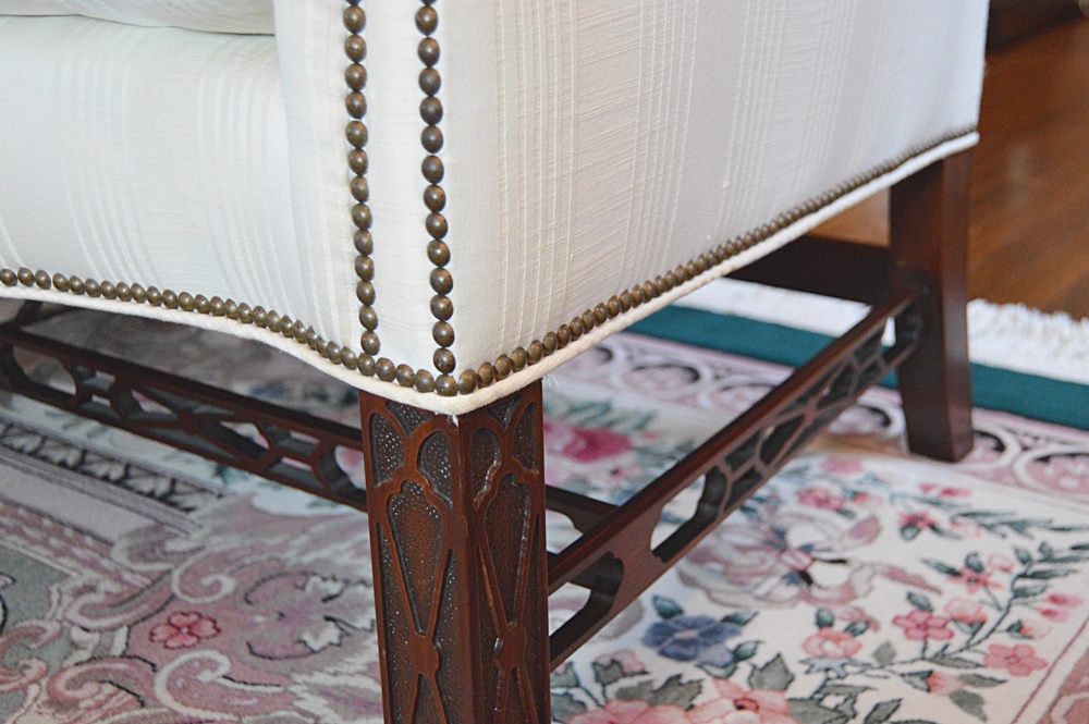 Baker "Historic Charleston" Down-Filled Love Seat