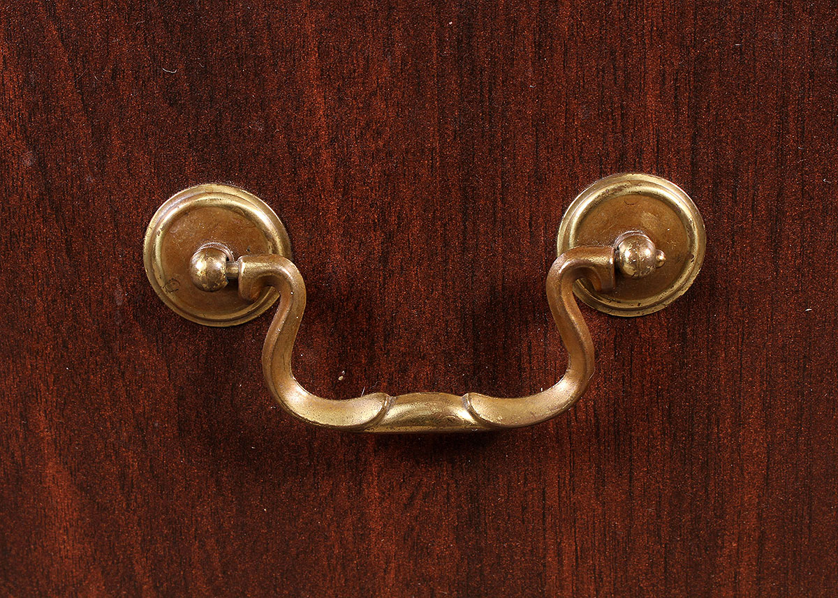 Contemporary Mahogany Executive Desk