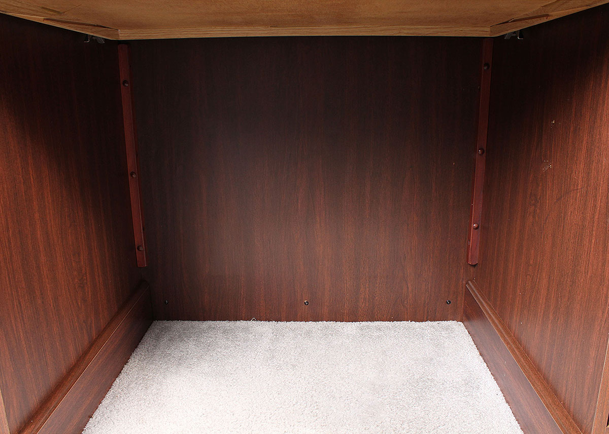 Contemporary Mahogany Executive Desk