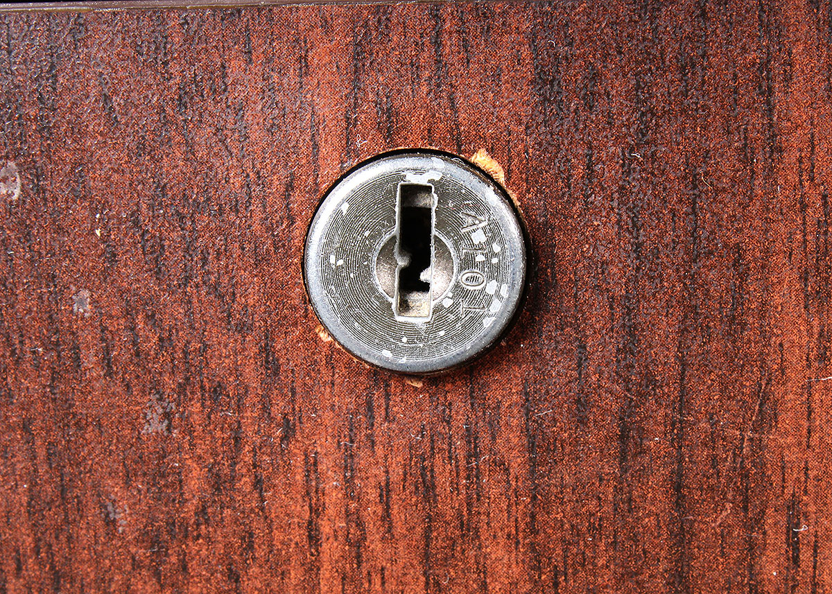 Contemporary Mahogany Executive Desk