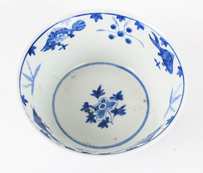 Selection of Chinese Blue and White China Bowls