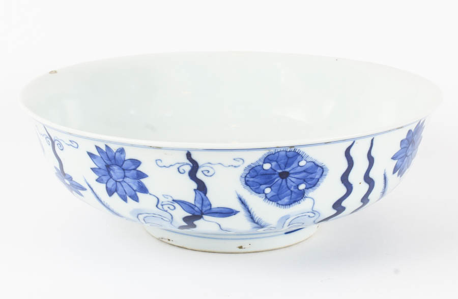 Selection of Chinese Blue and White China Bowls