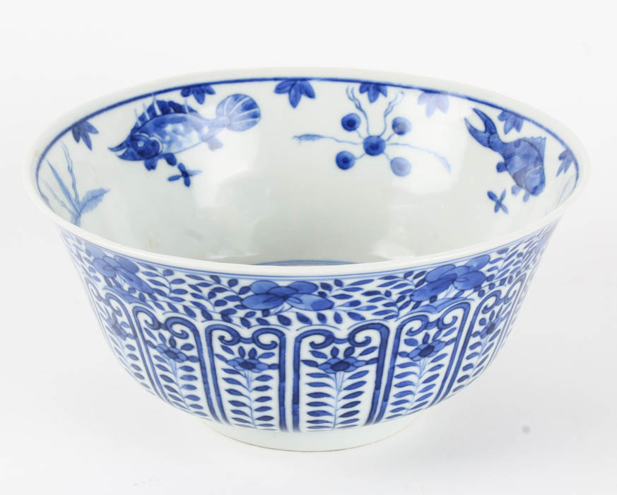 Selection of Chinese Blue and White China Bowls