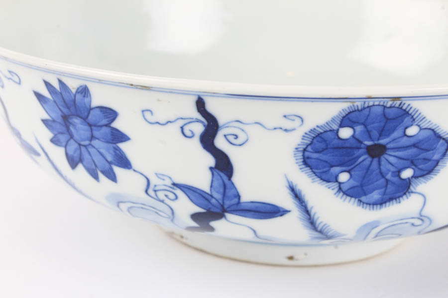 Selection of Chinese Blue and White China Bowls