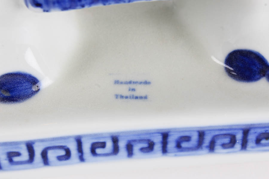 Grouping of Chinese Blue and White Ceramic Decorative Items