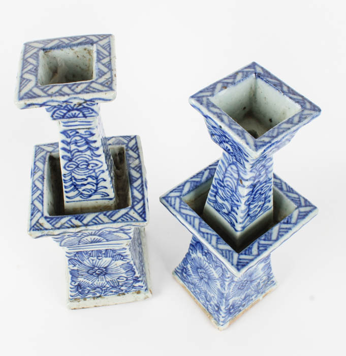Grouping of Chinese Blue and White Ceramic Decorative Items