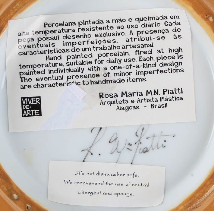 Collection of Hand Painted Piatti Porcelain Tableware