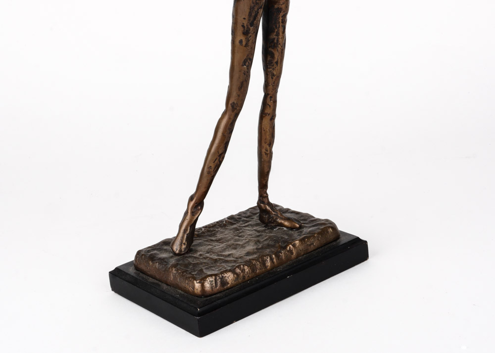 Abstract Bronze Golfer Sculpture