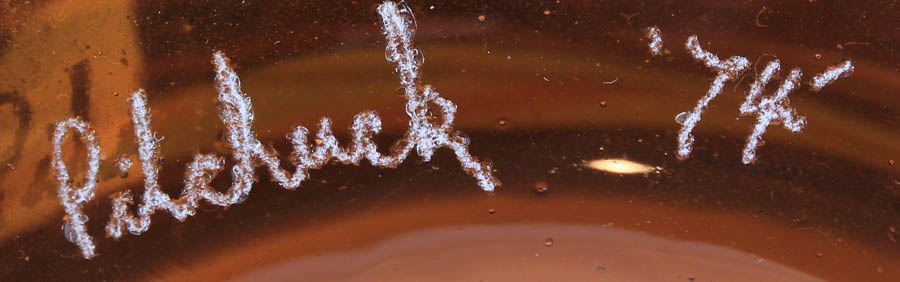 Rob Adamson Art Glass Bowl